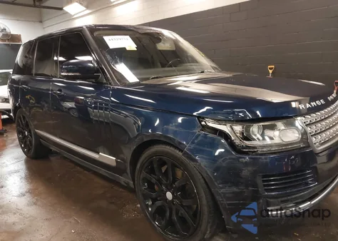 2016 Land Rover Range Rover 3.0L V6 Supercharged Hse z USA, uszkodzony, nr VIN SALGS2VF1GA254833